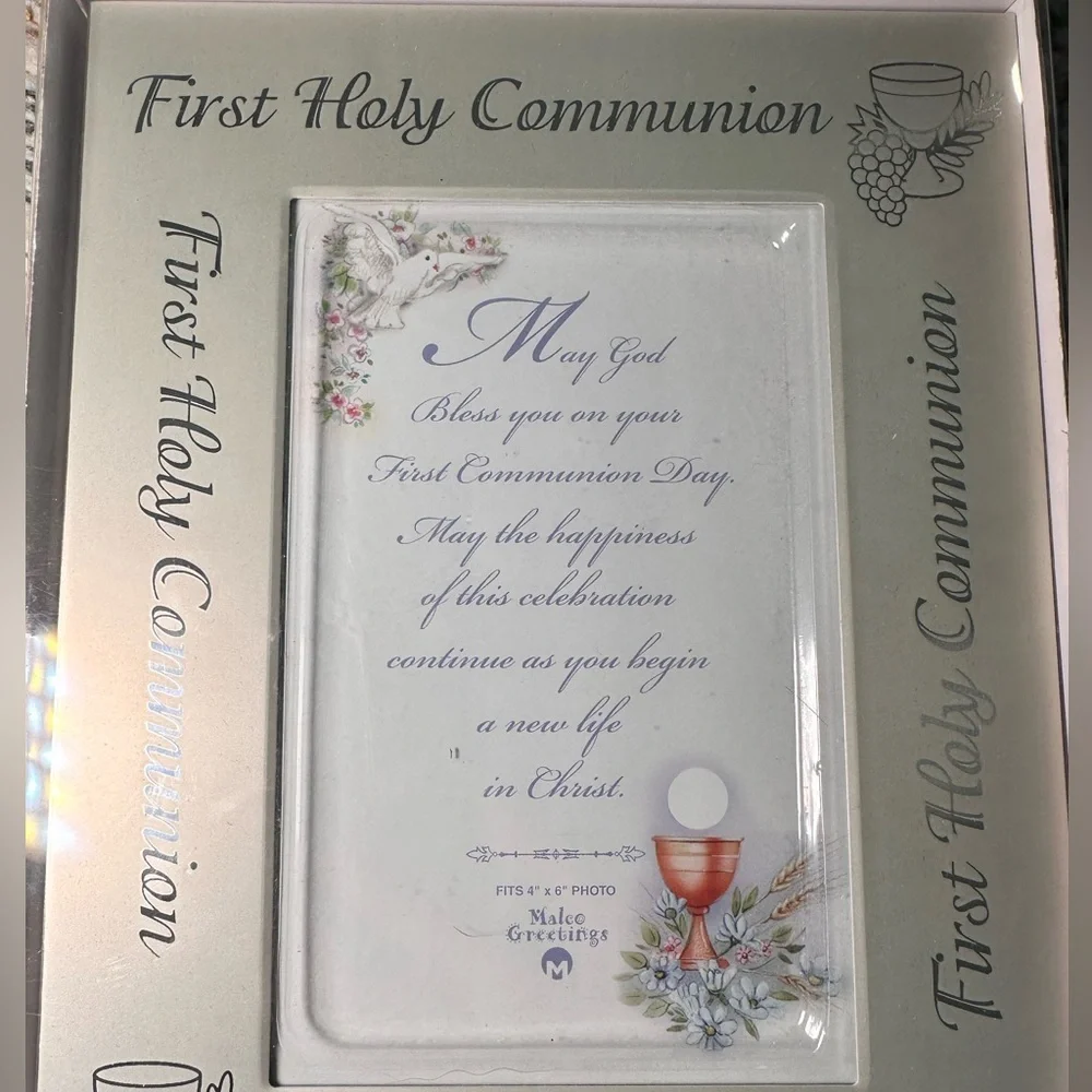 First Holy Communion 4x6 Picture Frame - New in Box